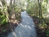A completed section of top grade walking cycling track