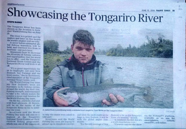 World Fishing Day. Taupo Times 180615WFD 15_06_2018 23_37 Office Lens