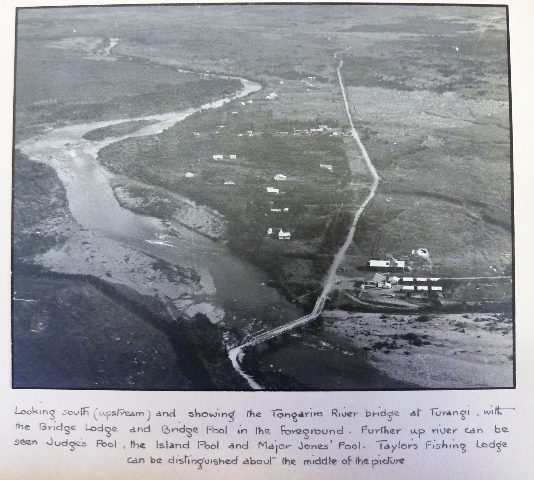 Upstream from the Highway bridge in 1951