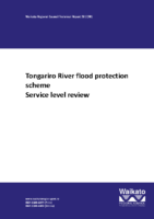 WRC Tongariro flood protection scheme review 2017
