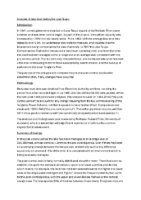 Analysis of lake level history Analysis of lake level history
